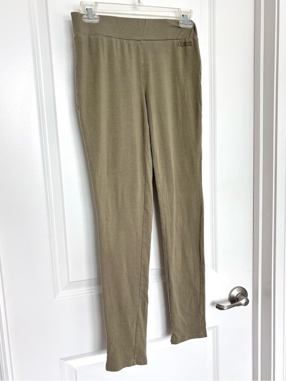 GUESS Women’s High Rise Cotton Stretch Leggings Pants Small Casual Athleisure